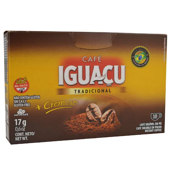 Café Iguacu sticks x 10 unidades 1,7 g