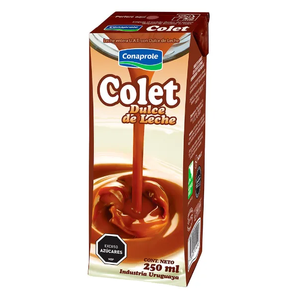 Leche chocolatada Colet dulce de leche 250 ml