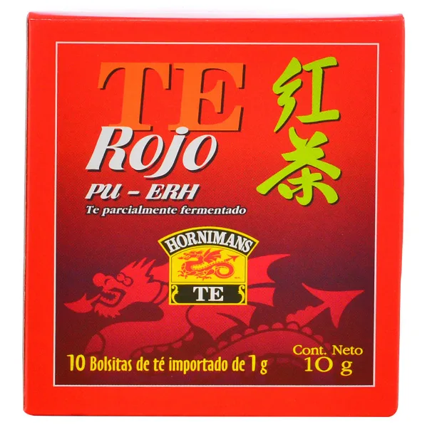 Té Hornimans rojo 10 un.