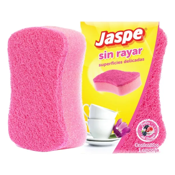 Fibra Esponja Jaspe sin Rayar Aroma Frutos Del Bosque