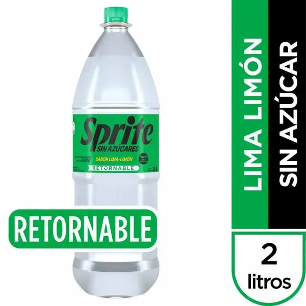 Refresco Sprite sin Azucar Retornable 2 l