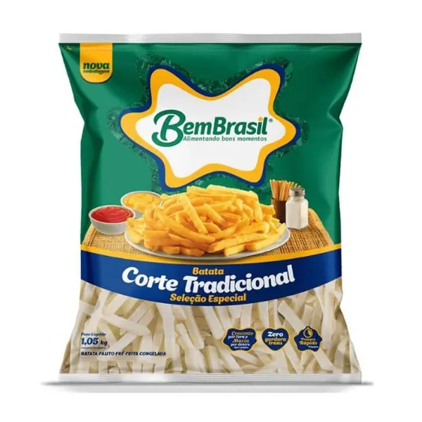 Papas Bem Brasil Congelada 2 kg