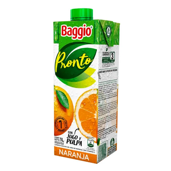 Jugo Baggio Naranja 1 l