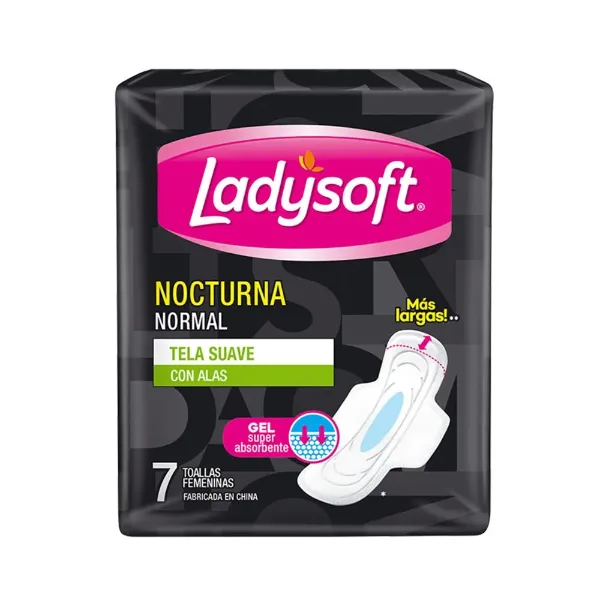 Toalla Femenina Ladysoft Noctura Normal 7 un.