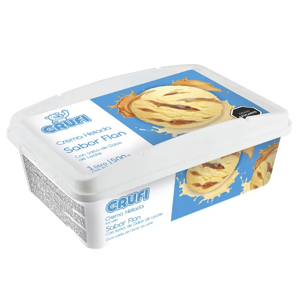 Helado Crufi flan 1 l