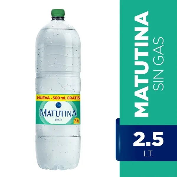 Agua Matutina sin Gas 2,5 l