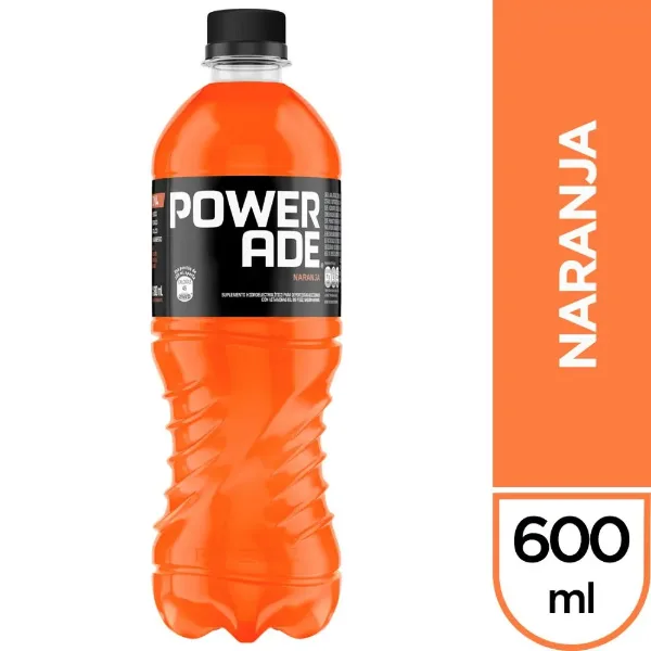 Bebida Powerade Isotonico Naranja 600 ml
