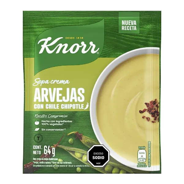 Sopa Knorr Crema Arveja 64 g