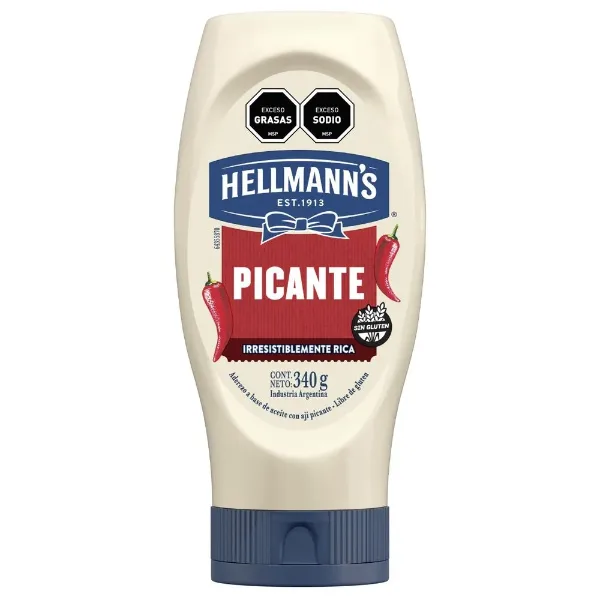 Mayonesa Hellmanns Saborizado Picante 340 g