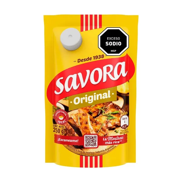 Mostaza Savora Doypack 250 g