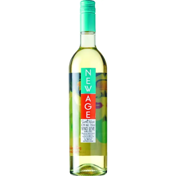 Vino blanco frizzante New Age