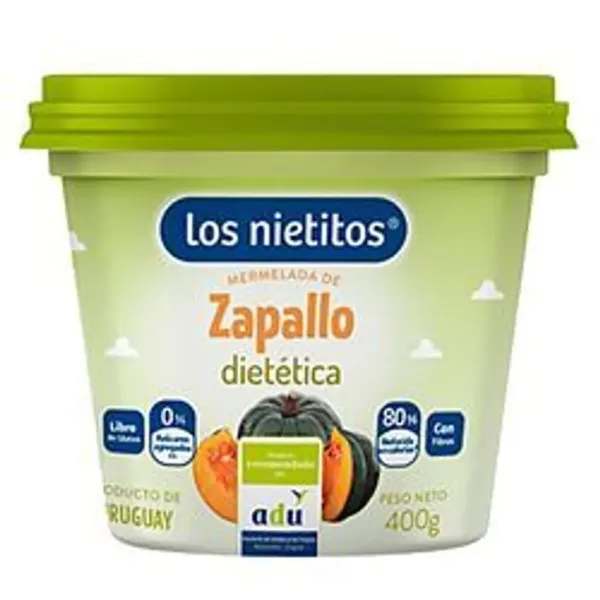 Mermelada Los Nietitos Zapallo 0%dietetica 400 g