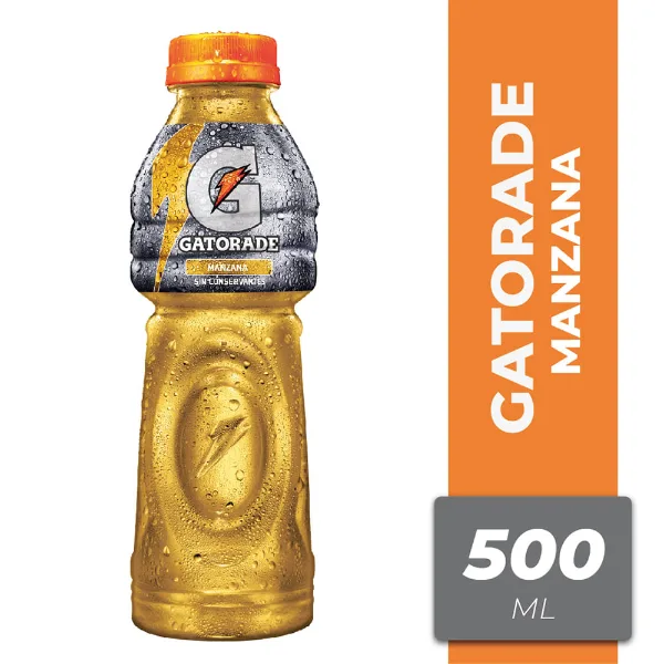 Bebida Gatorade Manzana 500 ml