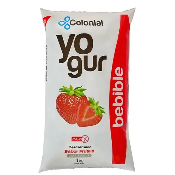 Yogur Colonial Frutilla 1 l