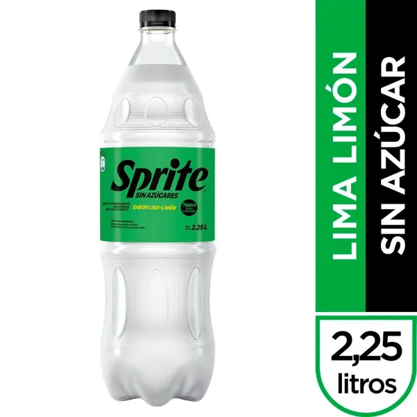 Refresco Sprite sin Azucar Lima Limon 2,25 l