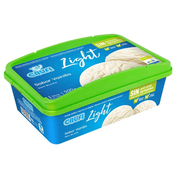 Helado diet crema Crufi 1 l