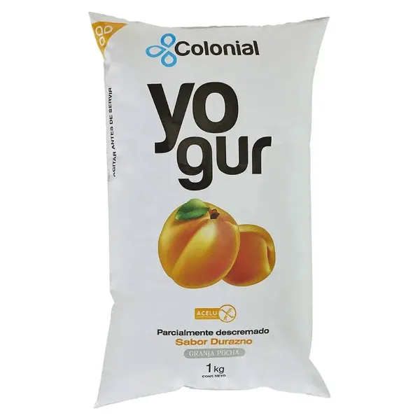 Yogur Colonial Semidescremado Durazno 1 l