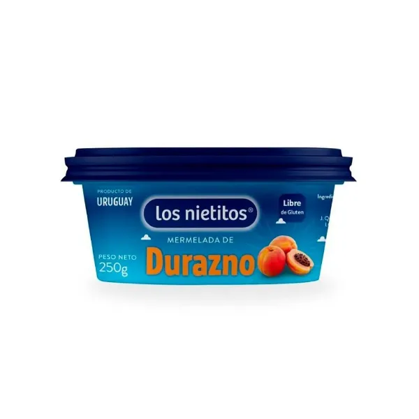 Mermelada Los Nietitos Durazno Pote 250 g