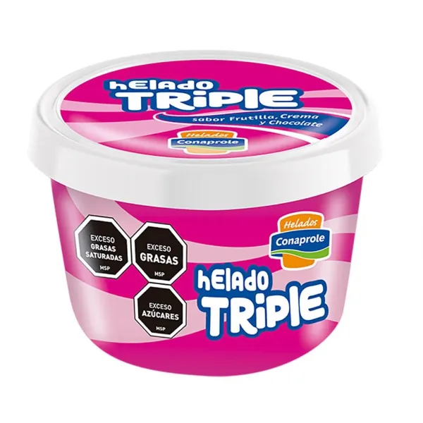 Helado Conaprole Vaso Triple 250 cc