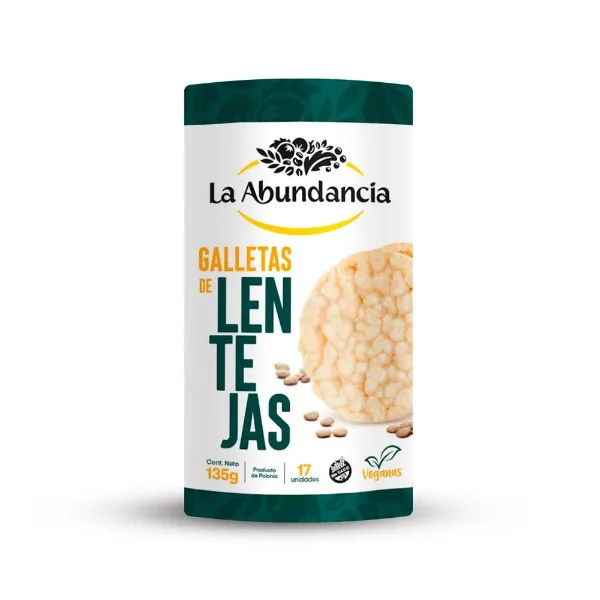 Galletas La Abundancia Lentejas sin Gluten 135 g