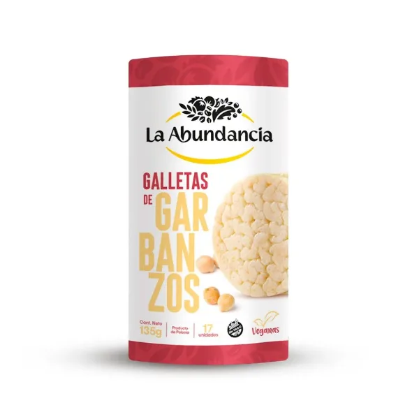 Galletas La Abundancia Garbanzos sin Gluten 135 g