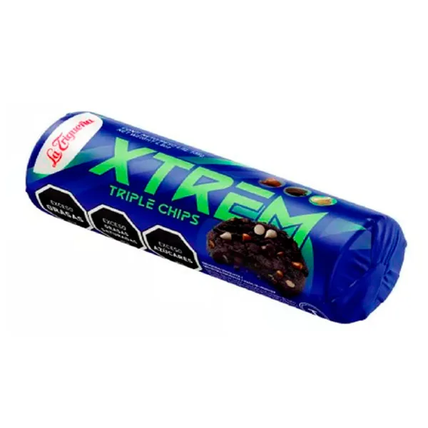 Galletitas La Trigueña xtrem triple Chips 135 g