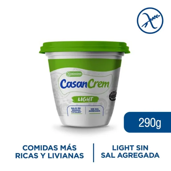 Queso Casancrem Light sin Sal Agregada 290 g