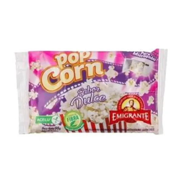 Pop Corn Emigrante Dulce 90 g