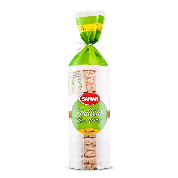 Galleta Saman de Arroz sin Sal 150 g