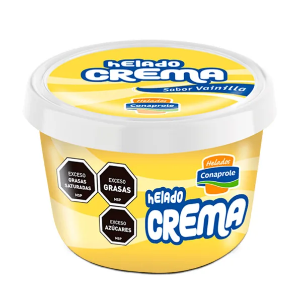 Helado crema Conaprole vaso 250 cc