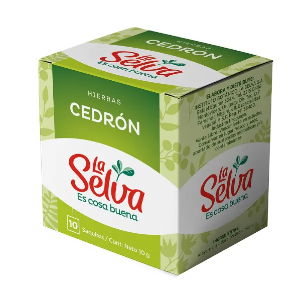 Té La Selva cedrón 20 g 10 un.