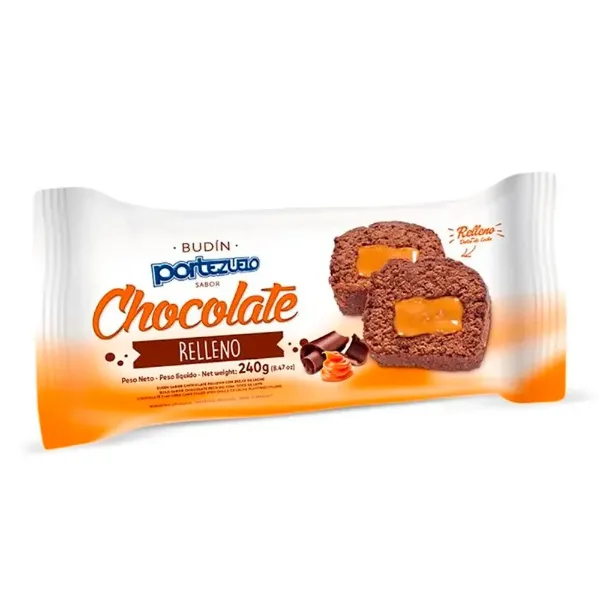 Budin Portezuelo Relleno Chocolate con Dulce de Leche 240 g