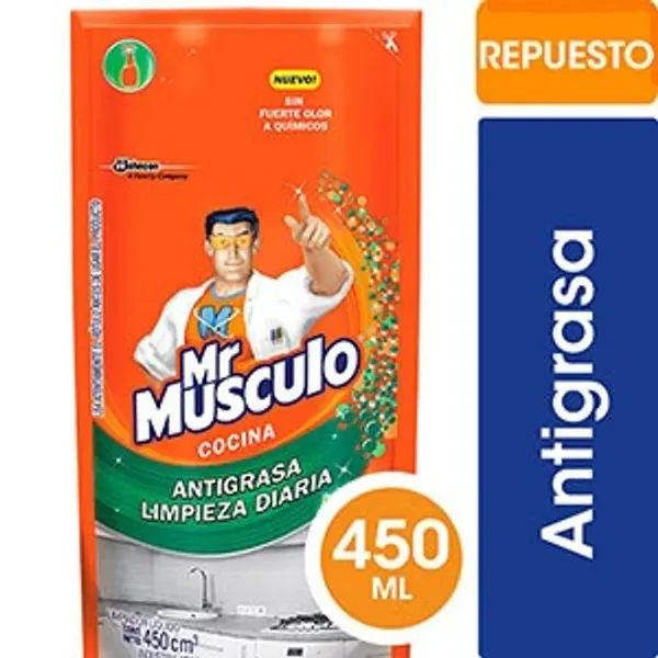 Limpiador Mr Musculo Cocina Advanced Doy Pack 500 cc