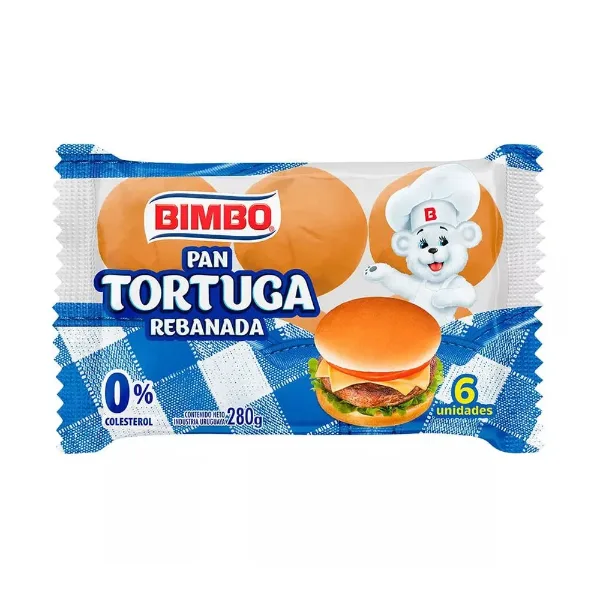 Pan Tortuga Bimbo Rebanadas 6un 280 g