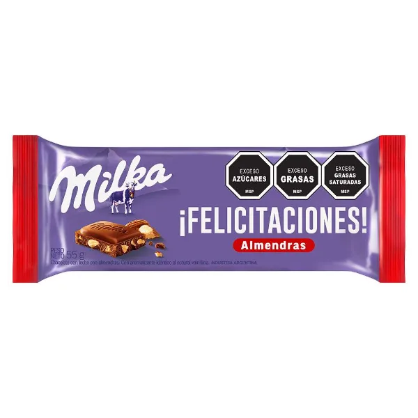Tableta Milka Almendras 55 g