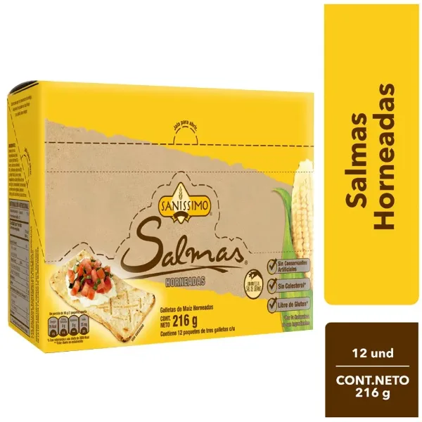 Galletas Salmas Horneadas Salada 216 g