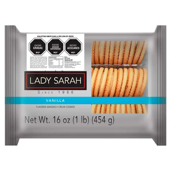 Galletitas Lady Sarah Rellen Duplex con Crema 454 g