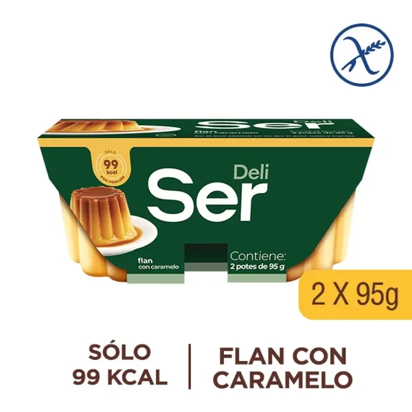 Postre Ser Vainilla con Caramelo 100gr 2 un.