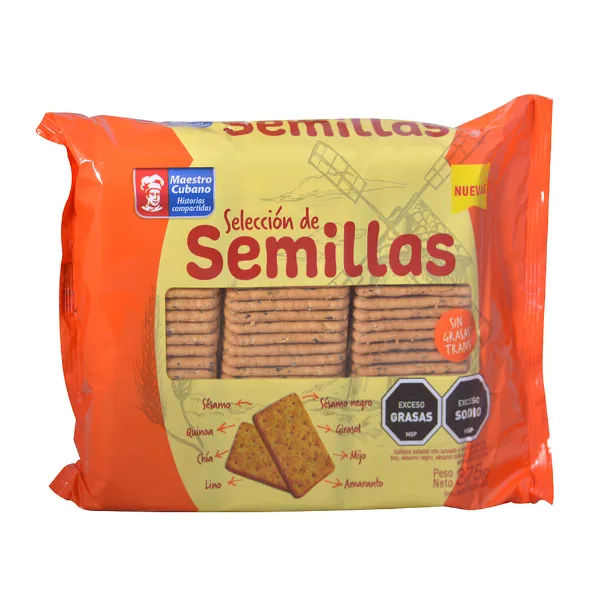 Galletas Maestro Cubano selección de semillas 375 g