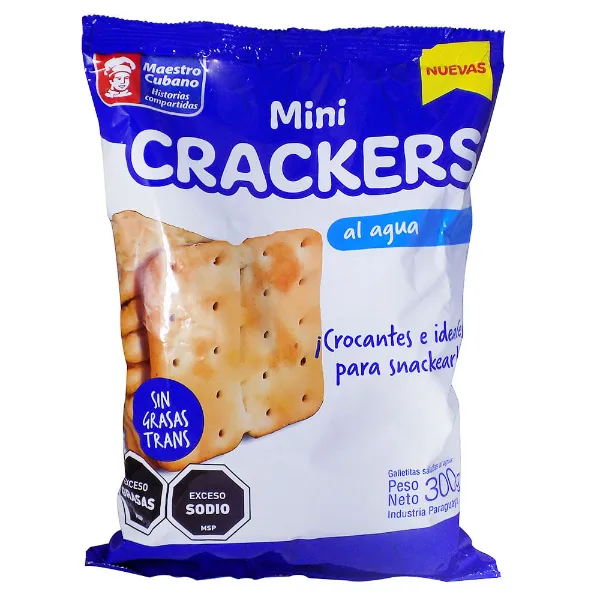 Galletas Maestro Cubano mini crackers 300 g