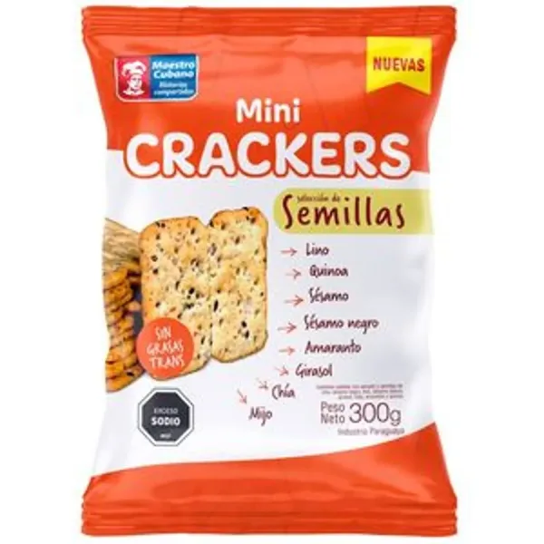 Galleta Maestro Cubano Semillas Mini 300 g