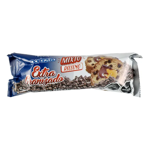 Budin Extra granizado relleno mixto Portezuelo 240 g