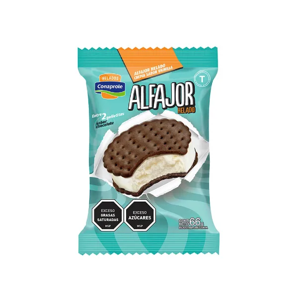 Helado alfajor vainilla Conaprole 66 g