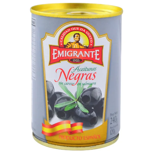 Aceitunas negras Emigrante 120 g