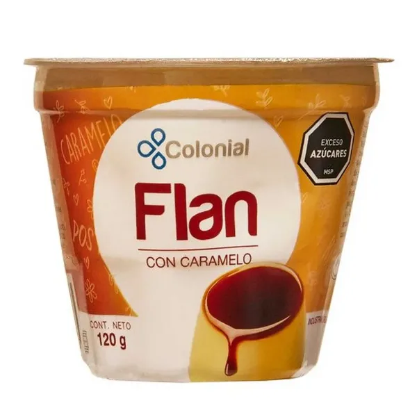 Postre Colonial Flan Vainilla con Caramelo 120 g