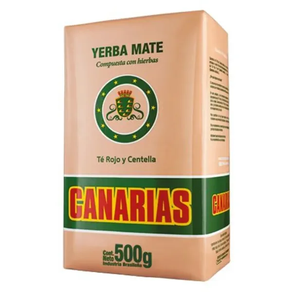 Yerba Canarias Compuesta C/Te Rojo y Centella 500 g