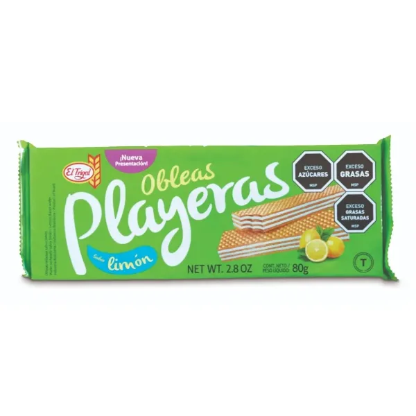 Obleas Playeras limón 80 g