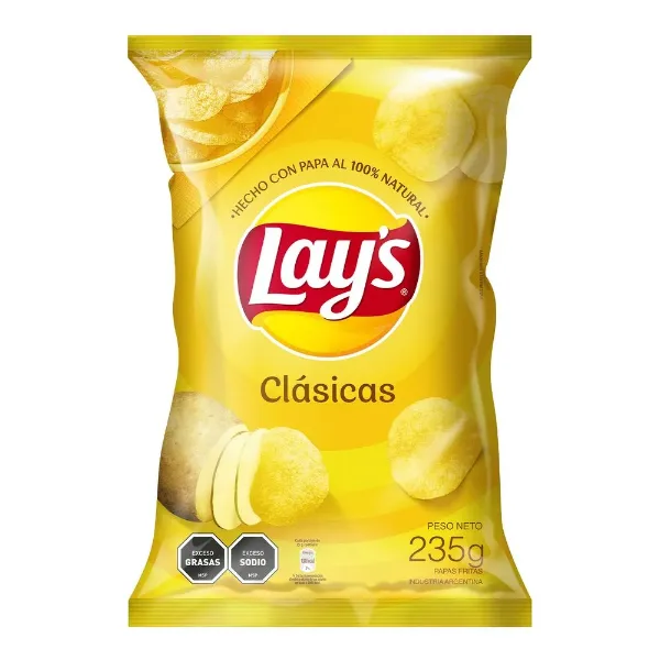 Papas Fritas Lays Clasicas 235 g