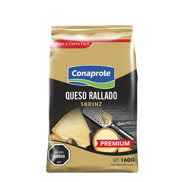 Queso rallado Conaprole 160 g
