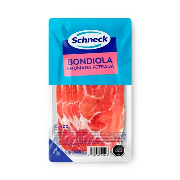 Bondiola Schneck Ahumada Feteada Un 200 g